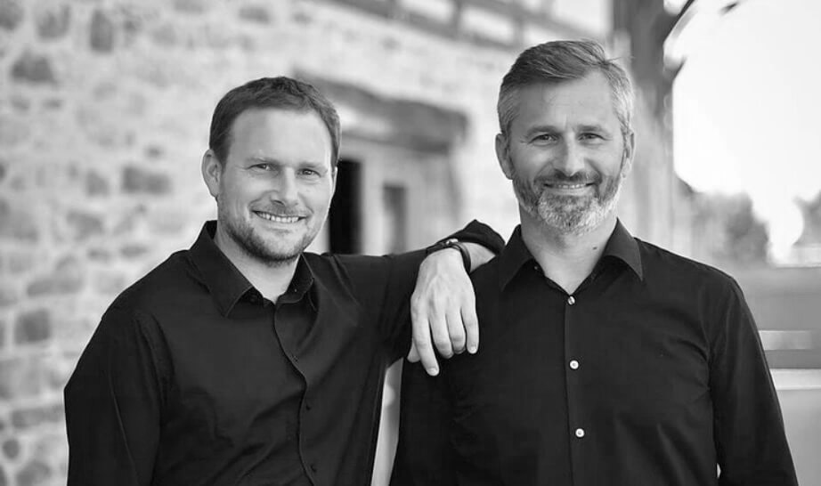 Damien et Lionel Valdan, cofondateurs de Rivagroupe